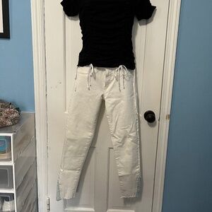 Moussy White Jeans